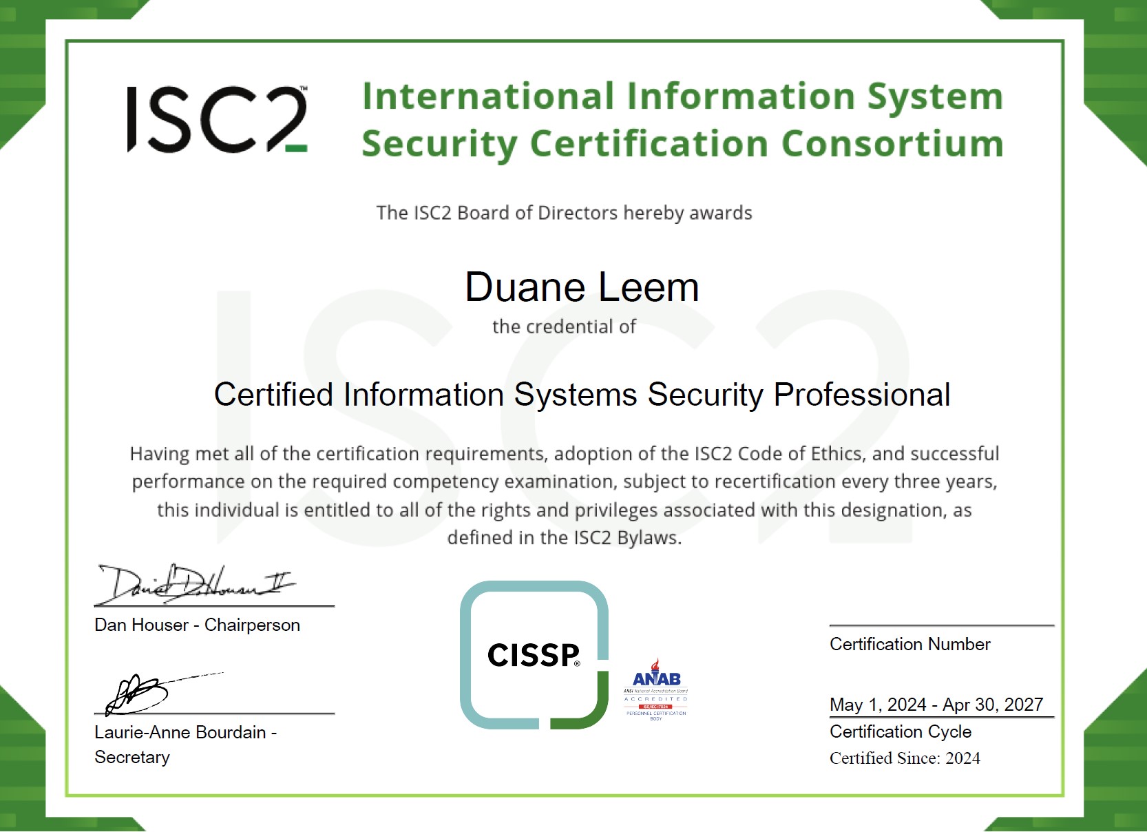 CISSP Achievement Unlocked The Perpetual Student